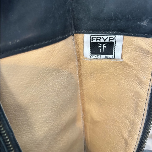 ✨FRYE Jamie Ring Tall Western Boots Stonewashed Distressed Black Women’s NWT - Picture 13 of 14